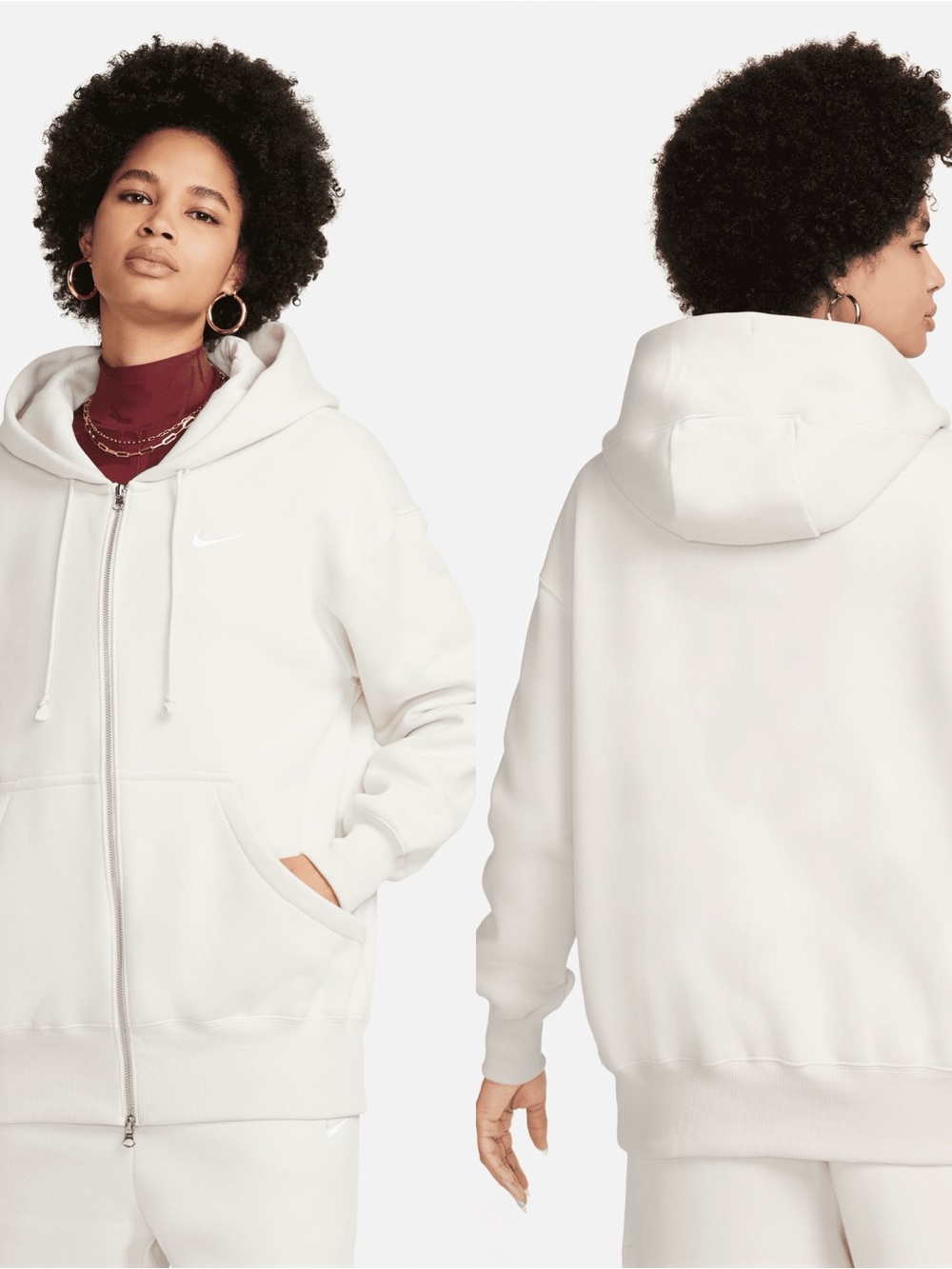 NWT- Nike Sportswear Phoenix Full-Zip Fleece Hoodie